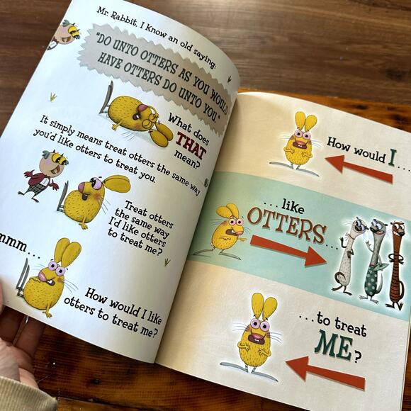 PJ Library Do Unto Otters A Book About Manners Jewish Paperback Book - Picture 4 of 9